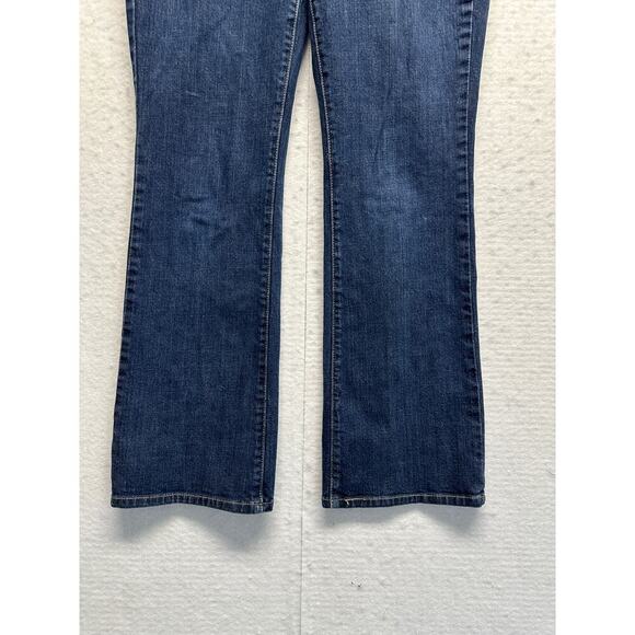 Levis 515 Jeans Women 12 M Boot Cut Mid Rise Dark Wash Denim Stretch 30x30 - Picture 3 of 10